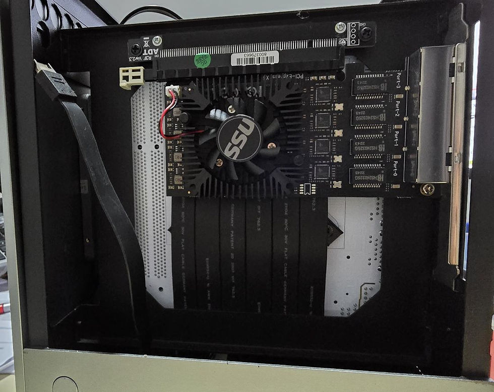 4-ports 2.5GbE PCIe network card Realtek RTL8125BG