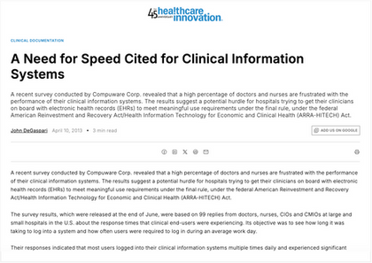 Feature Article on CIS Survey