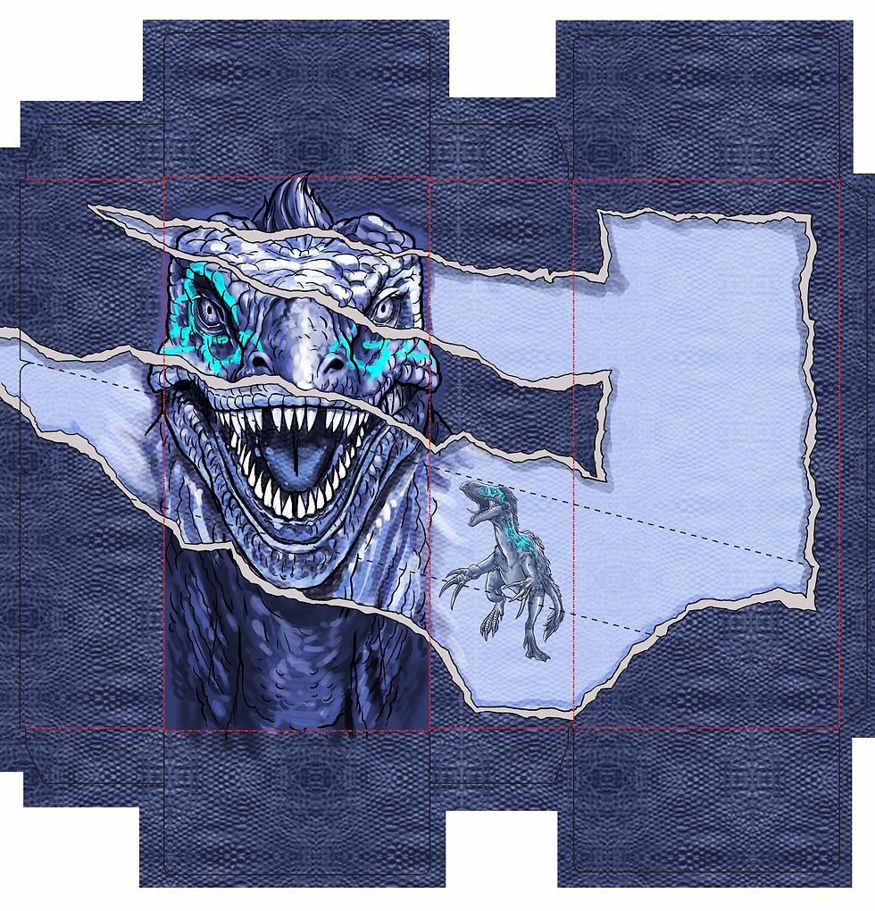 Brian Ostroff - JKN04_JKN06 Jurassic World Dino Reveal Peel and Reveal Blueline PKG development