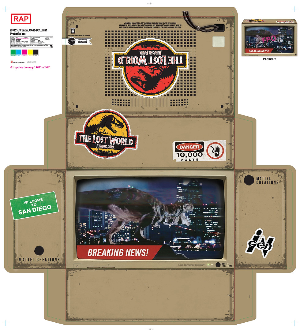 Brian Ostroff - 2025 Spring Jurassic World Sand Diego Comic Con Shipper Box Mechanic