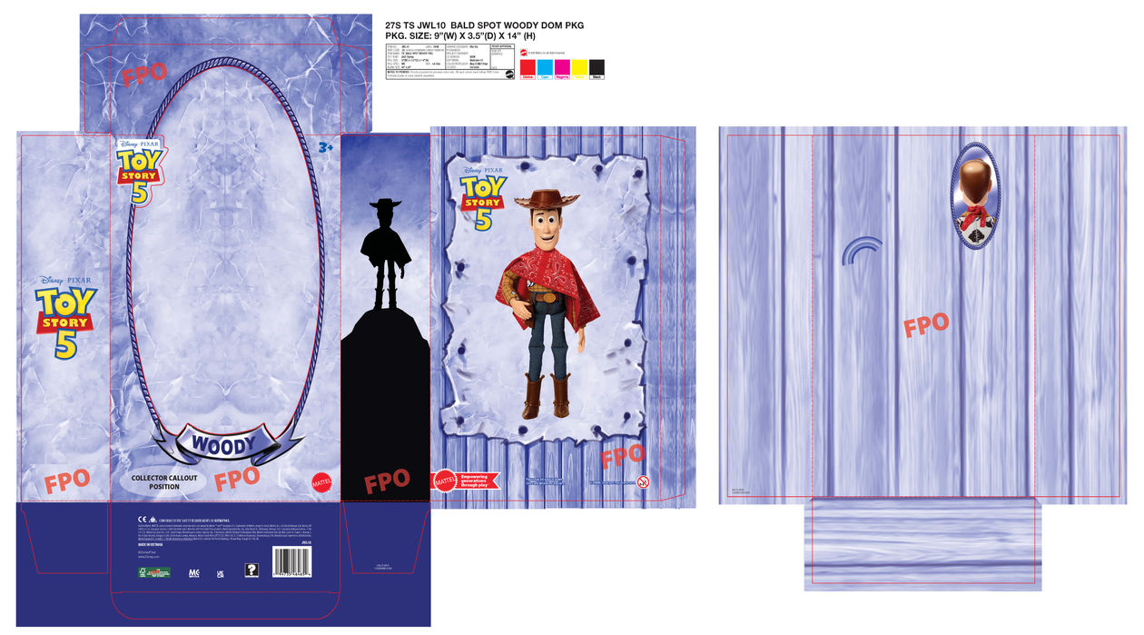 Toy Story 5, Poncho Woody, Mattel. Brian Ostroff - Creative and Art Direction. 2026