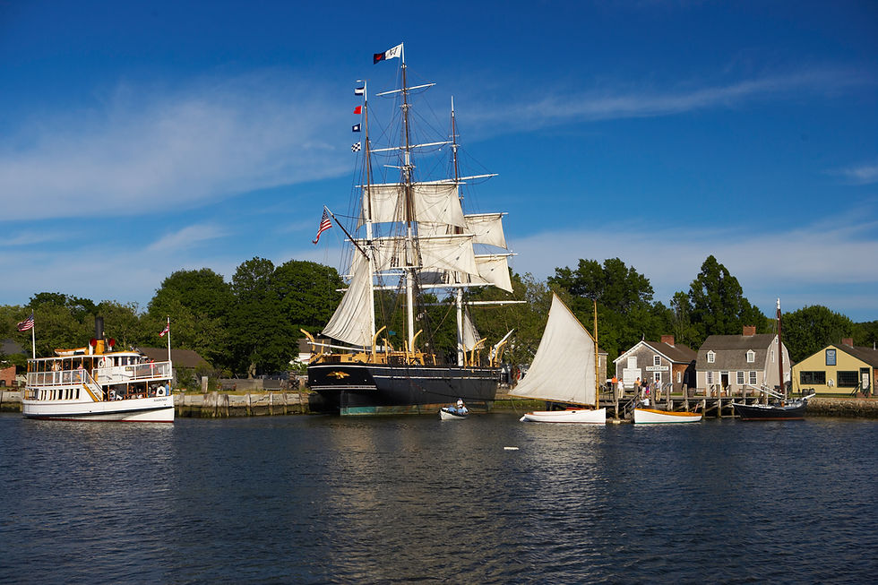 Mystic Seaport Museum Waterfront, Mystic, Connecticut Photo © MYSTIC SEAPORT MUSEUM