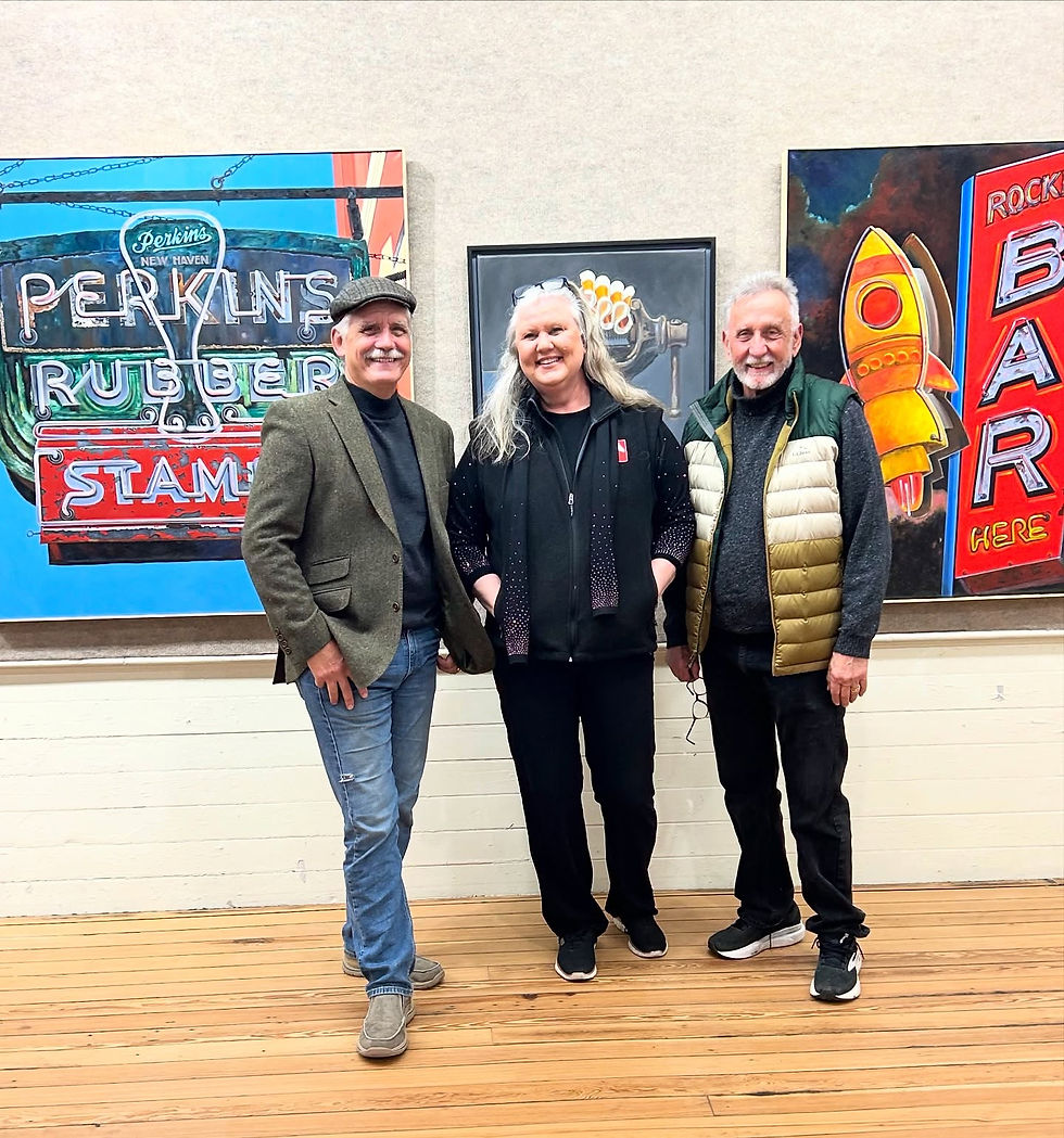 Brian McClear, Sarah Grote & Peter Christ at Double Visions Show