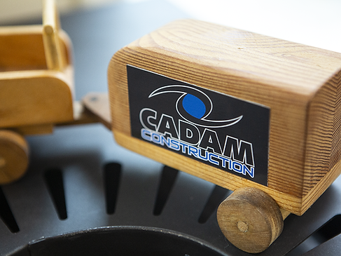 Cadam Construction Toy Truck & Trailer