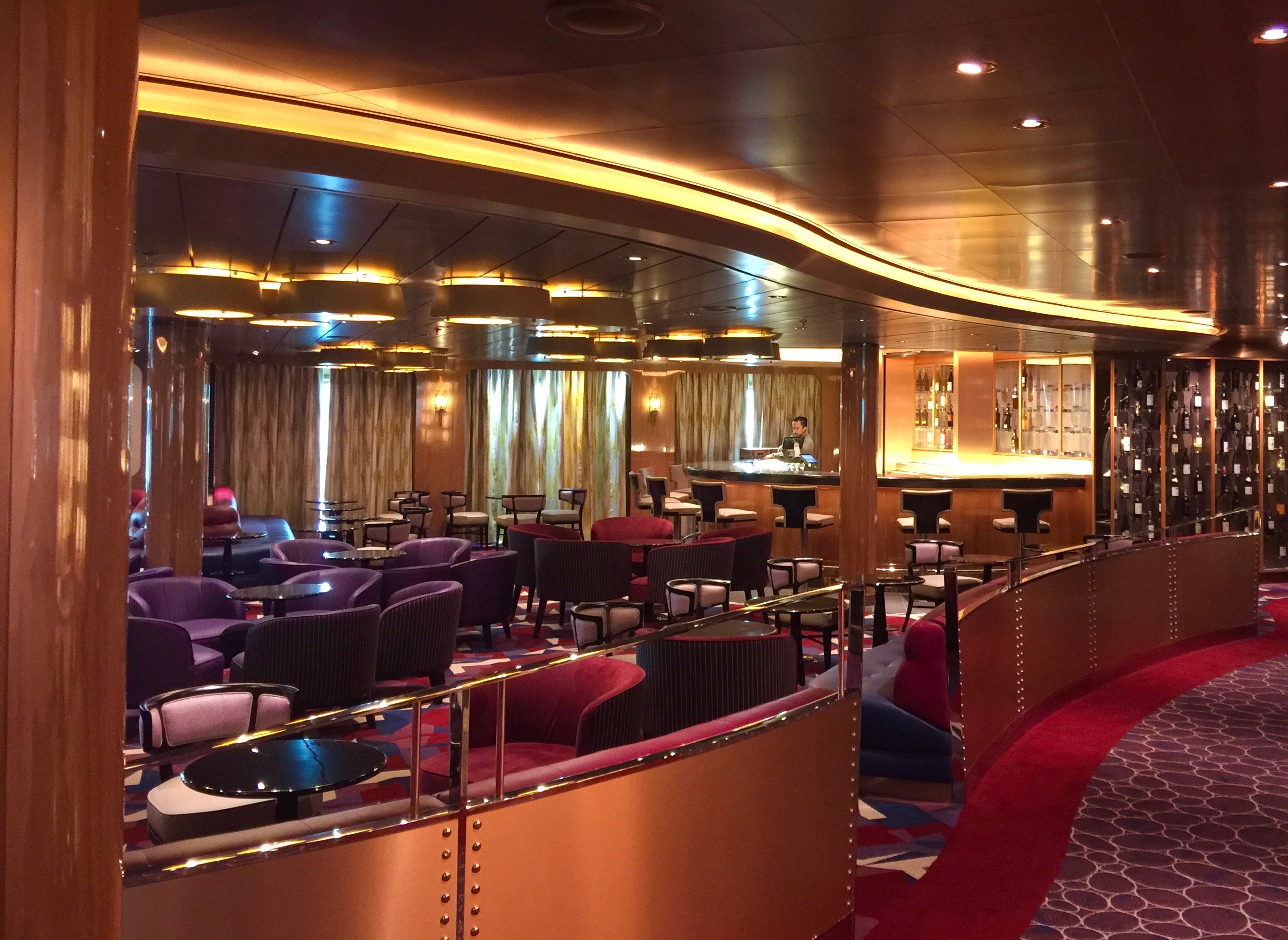 Lounge on Holland America Koningsdam