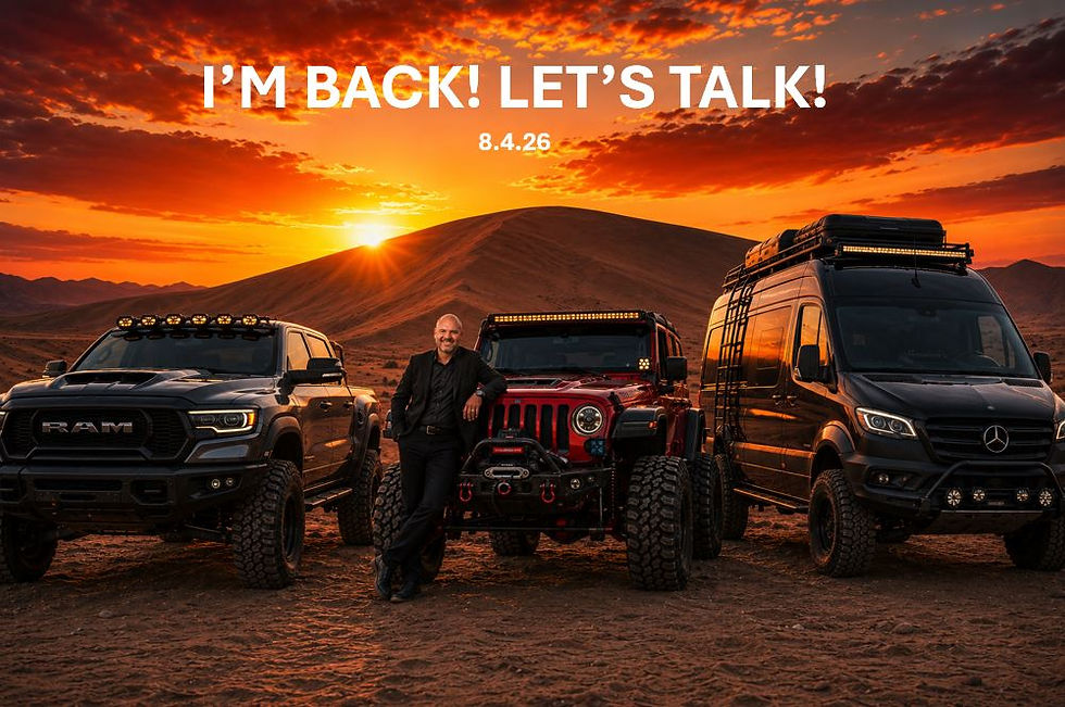 I'm Back! Let's Talk! - As of August 4, 2026, my Non-compete is Officially Over.