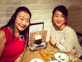 インタビュアーのyumikoさんと(^-^)♬