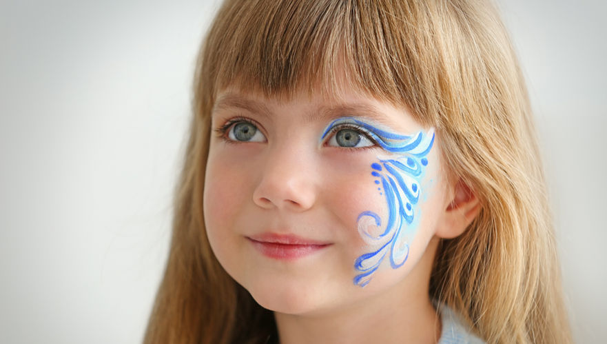 Cute Girls Face Painting