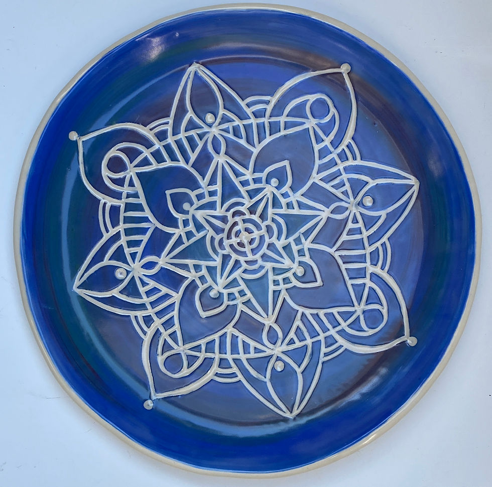 Mandala Dinner Plate #2