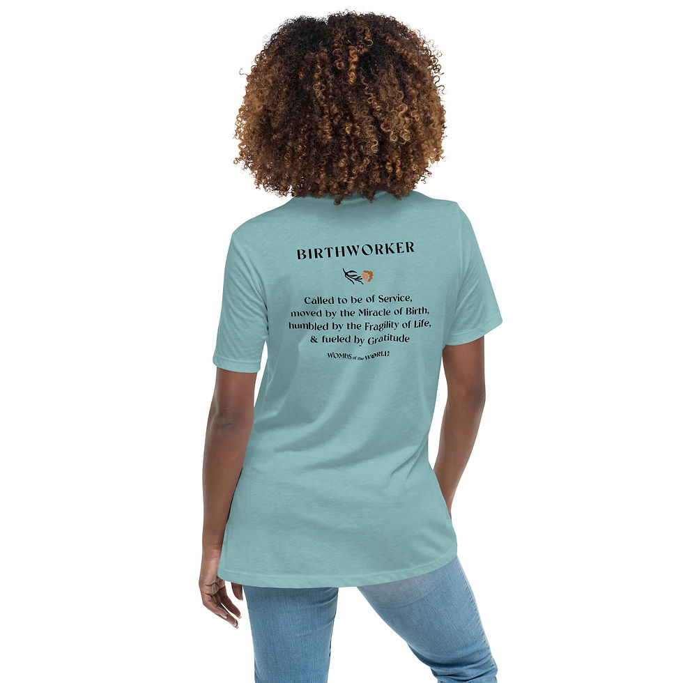 Thumbnail: Doula, Birthworker Women's Relaxed T-Shirt