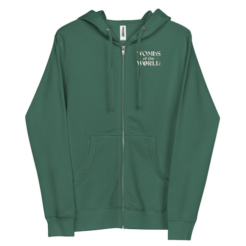 Wombs of the World Birthworker Zip-Up Hoodie | Wombs of the World