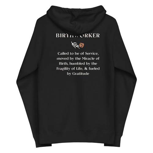 Wombs of the World Birthworker Zip-Up Hoodie | Wombs of the World