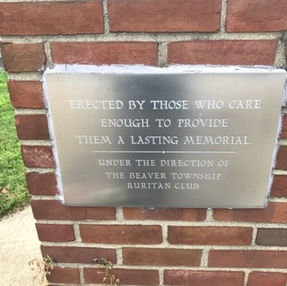 Veteran Memorial plaque