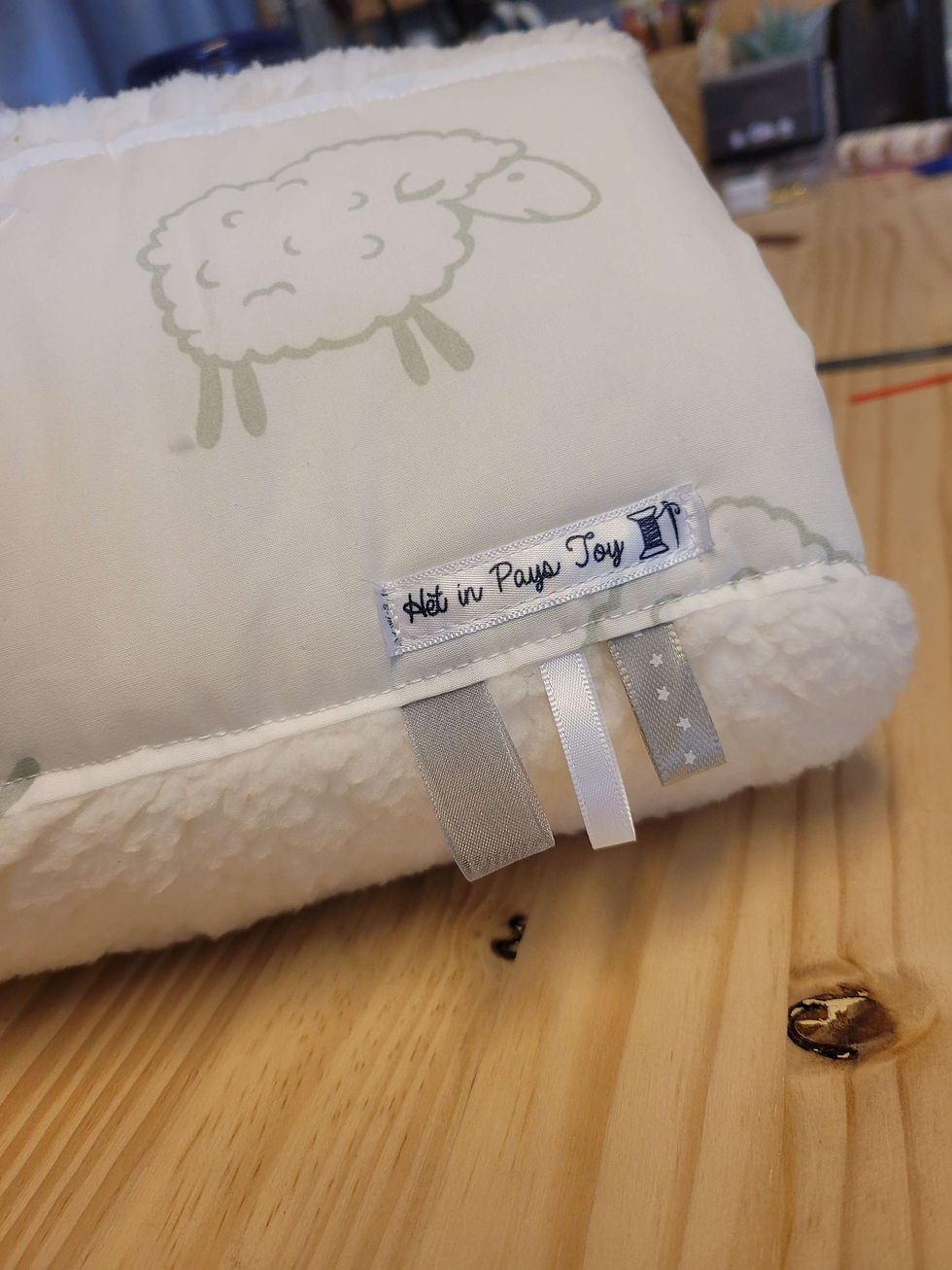 couverture enfant mouton moumoute cadeau bébé