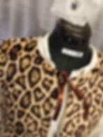 Gilet moumoute léopard