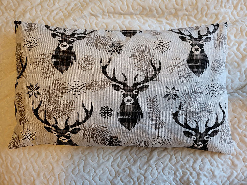 housse coussin cerf forêt nature