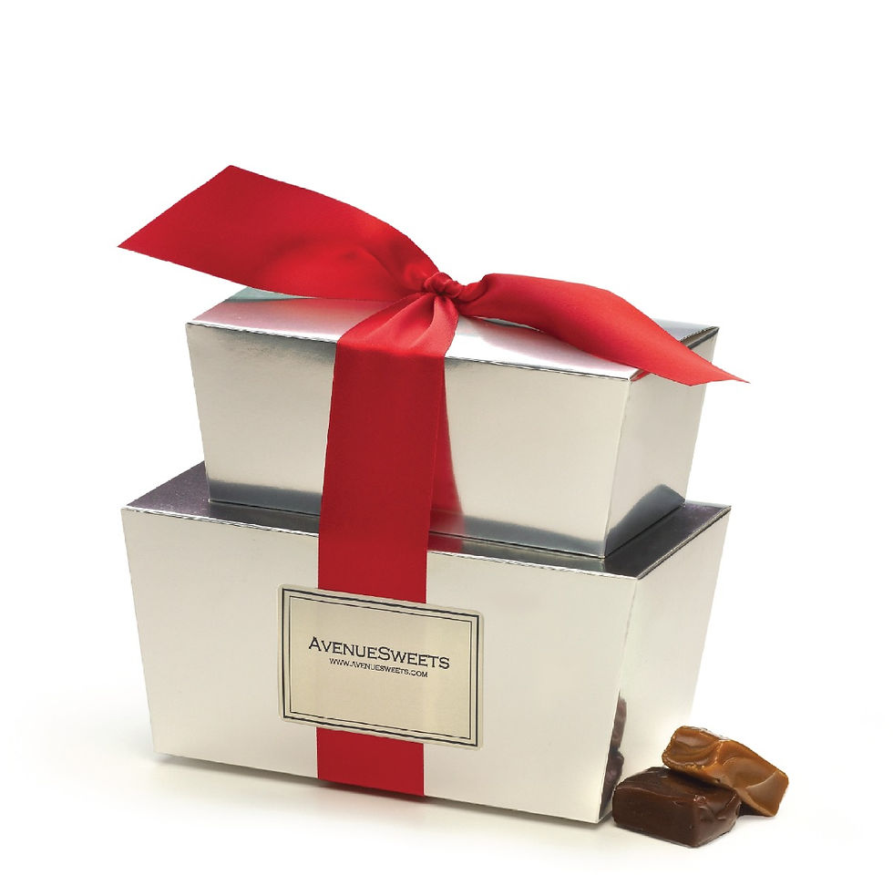 Thumbnail: Ballotin-style Gift Tower - 1.5 lbs (approx. 55 caramels)