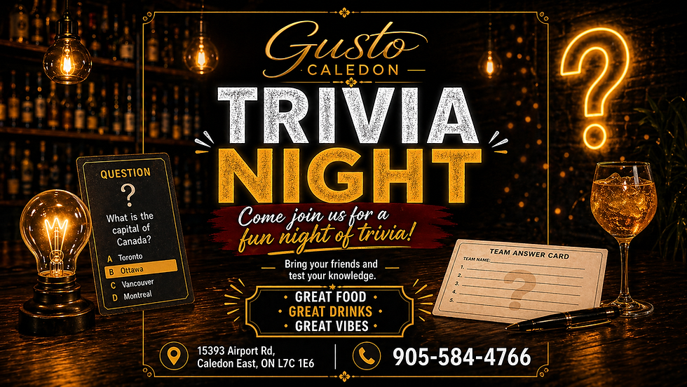 Trivia Night at Gustos