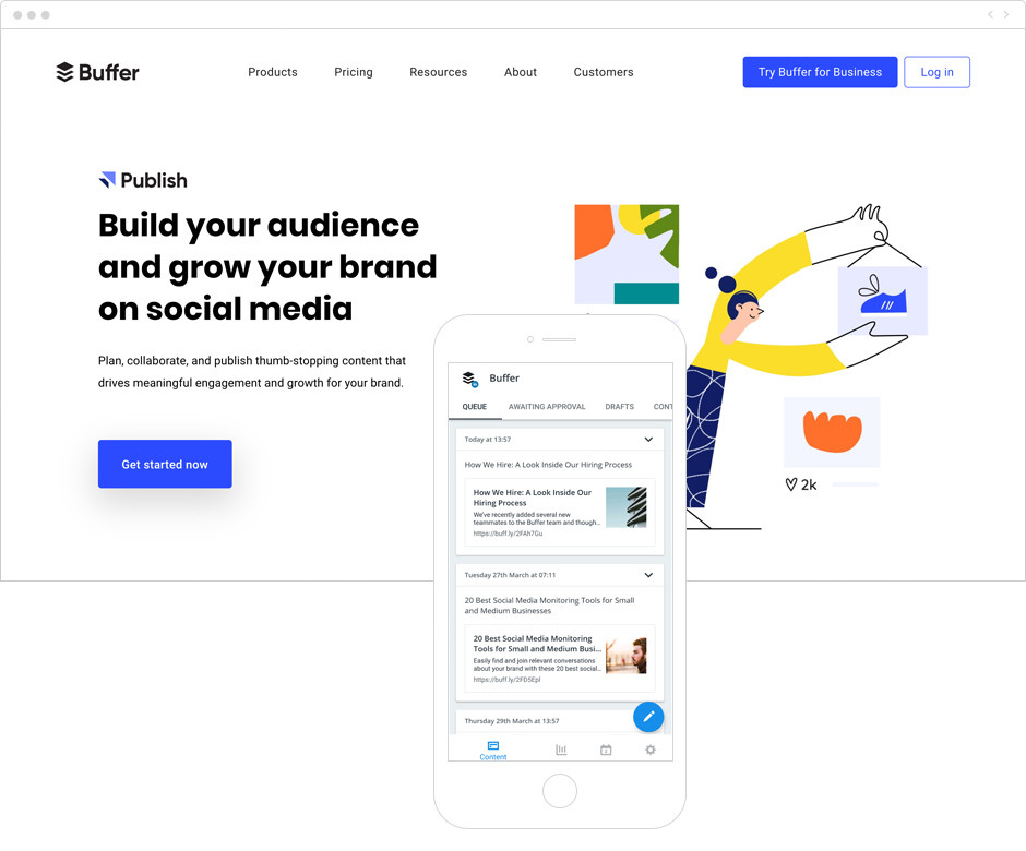 Melhores Aplicativos para Instagram para Sua Marca: Buffer