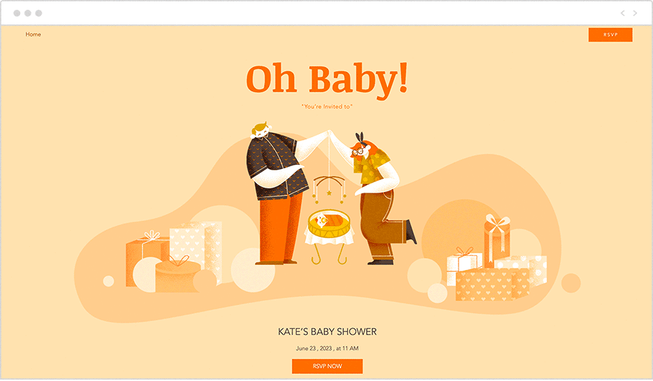 Template para site seguindo as tendências de web design para 2020