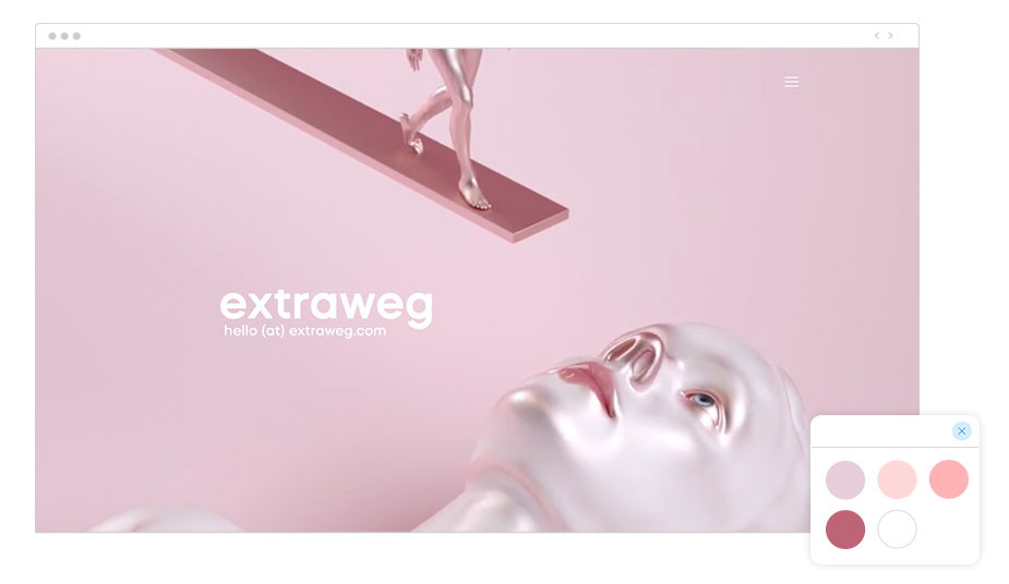 Exemplo de Paleta de Cores: extraweg