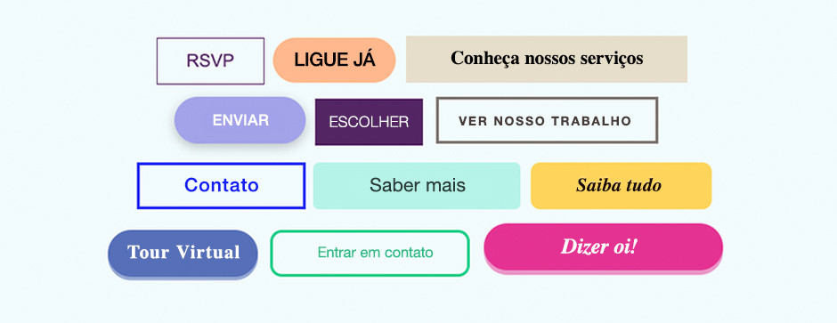 Principais elementos de formulários online: botão de envio