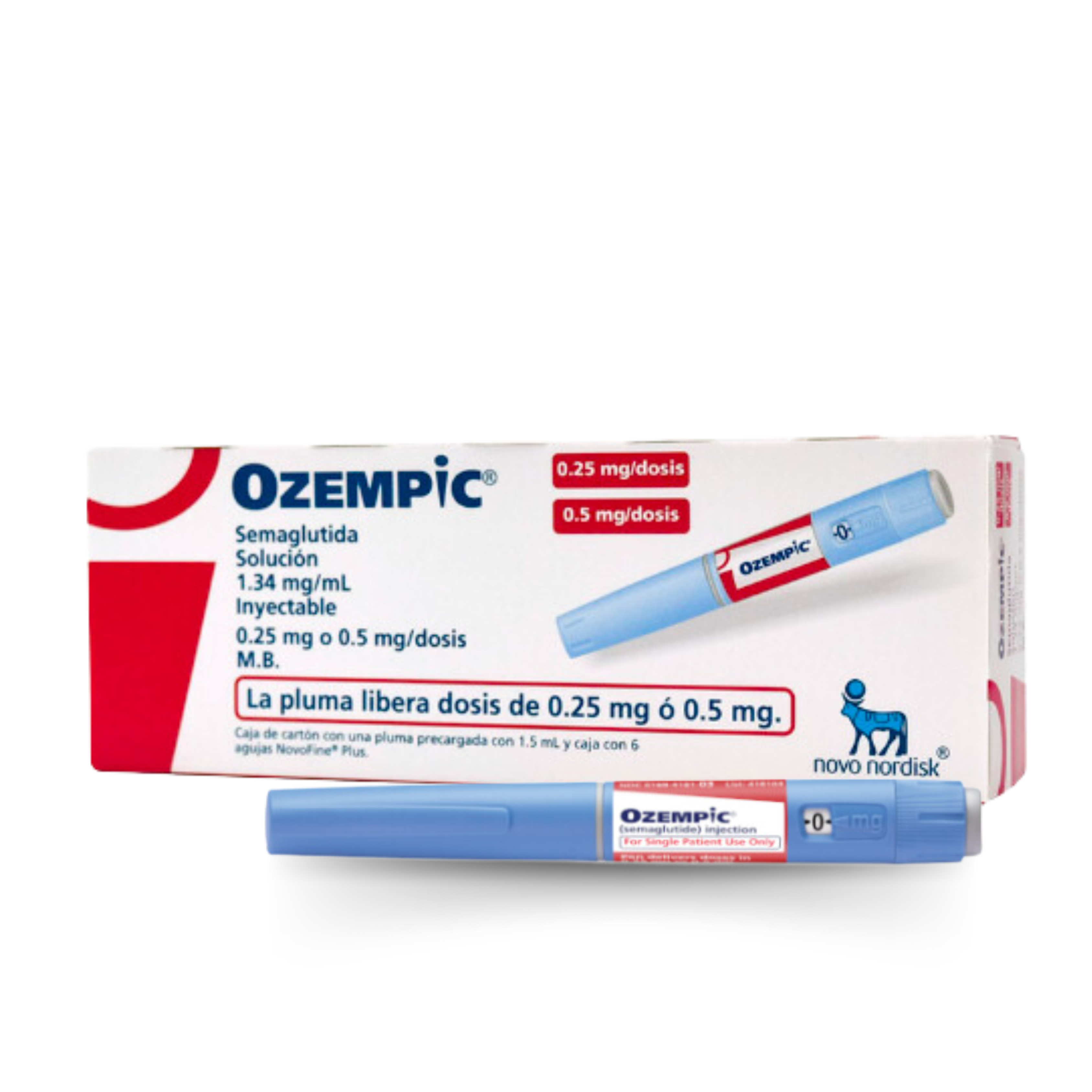Ozempic semaglutida .25 .50 novo nordisk
