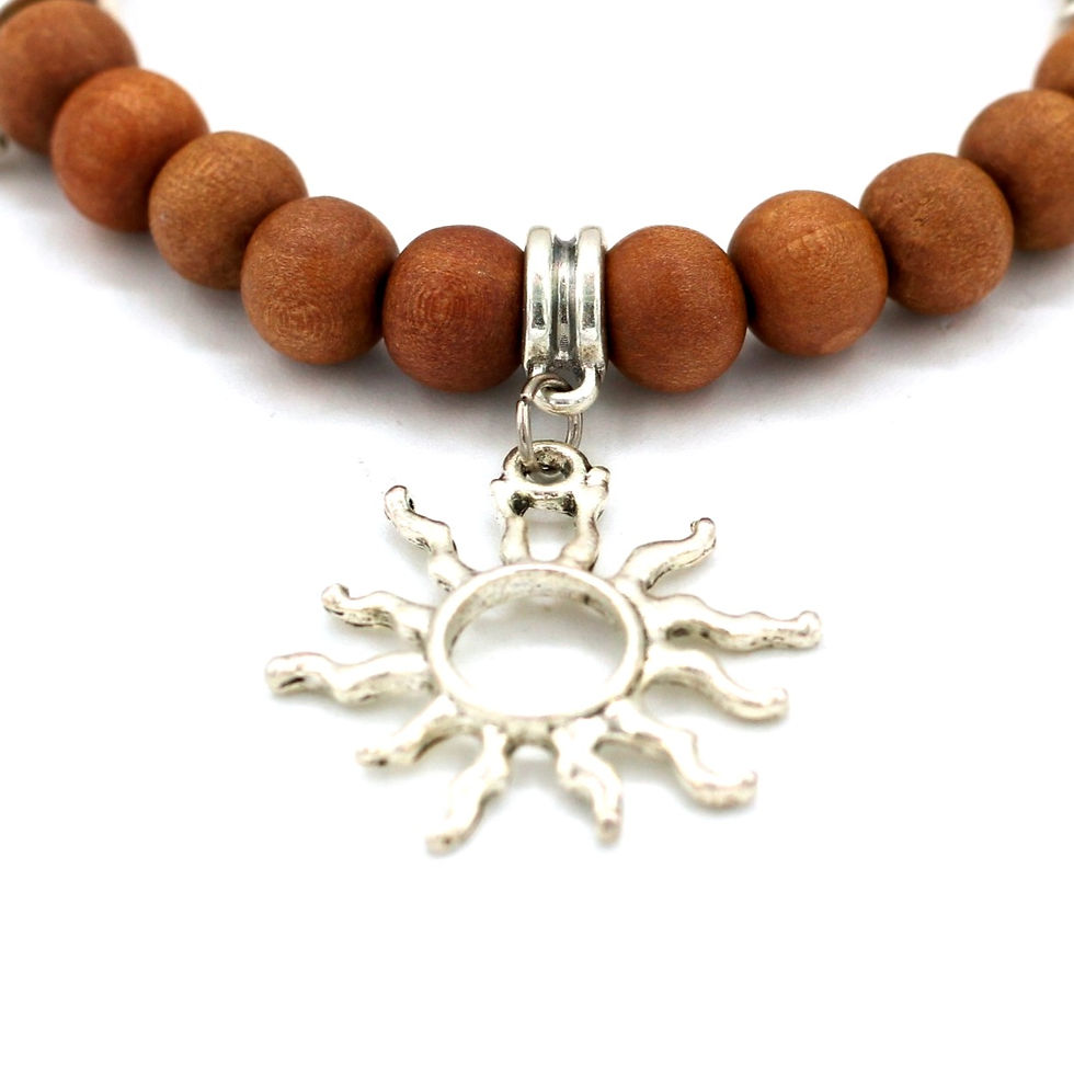 Thumbnail: Celestial Sandalwood Stretch Bracelet