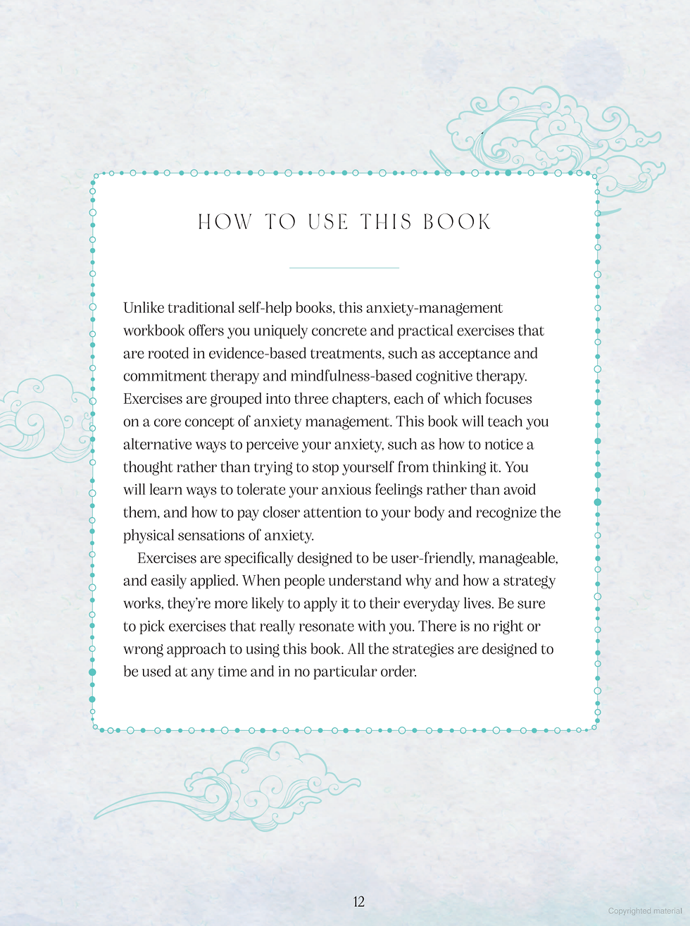 Find your calm workbook - how to use this book