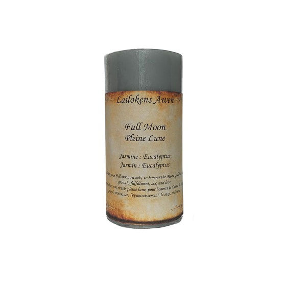 Full Moon scented spell candle