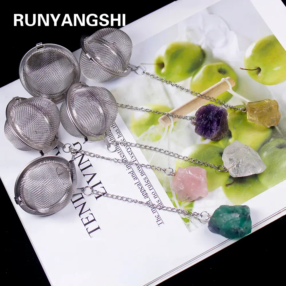 Crystal Tea Filter – 304 Stainless Steel Infuser