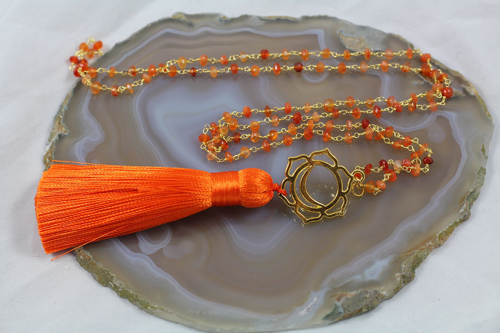 Thumbnail: Carnelian Passion Sacral Chakra Necklace
