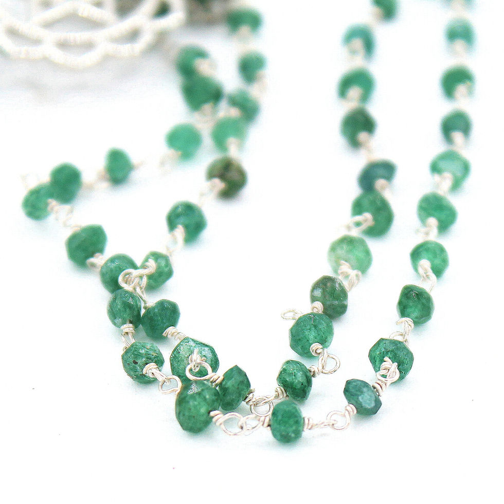 Thumbnail: Green Aventurine Heart Chakra Necklace