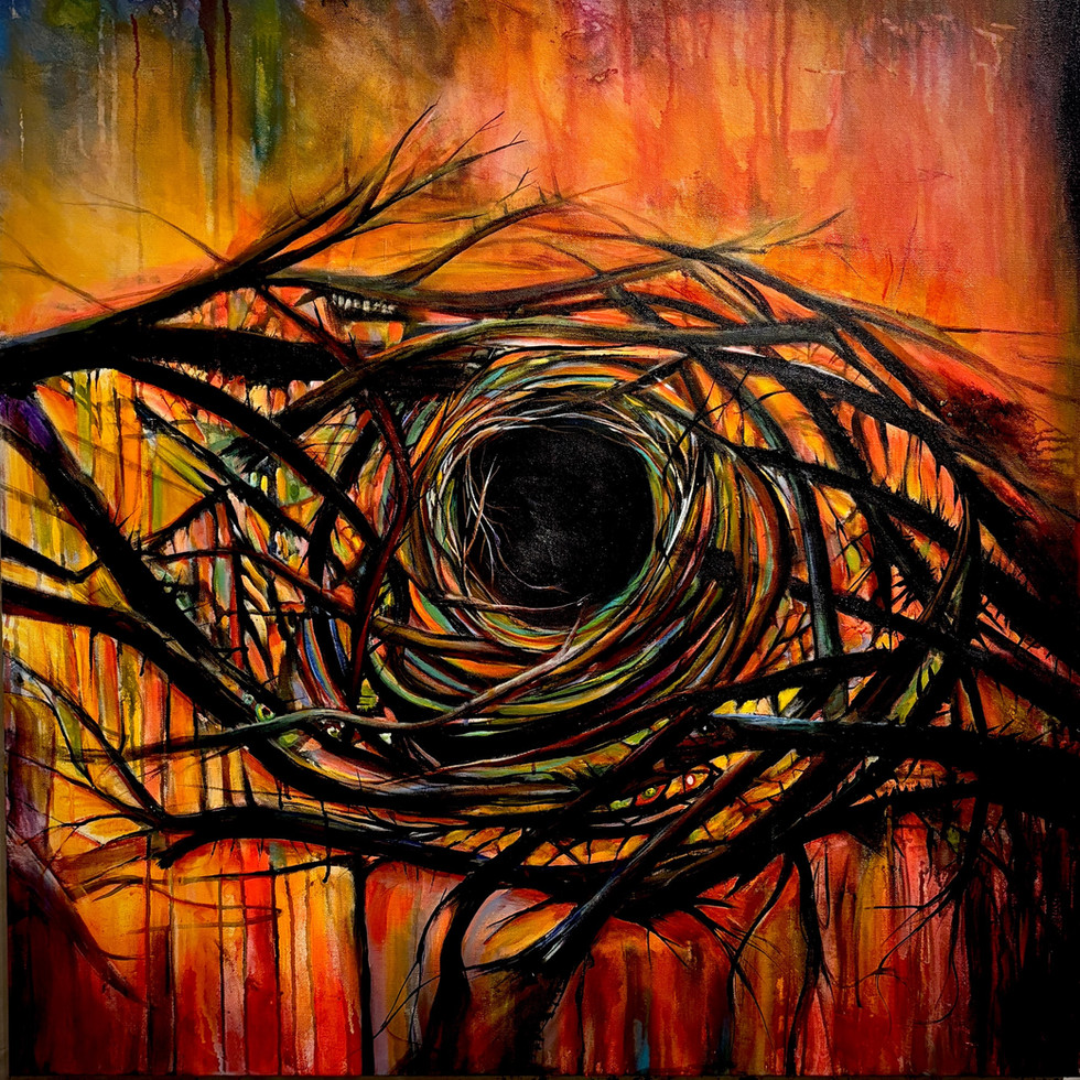 Aerial #2, 36" x 36" 