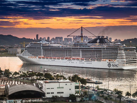 Eles estão de volta, temporada de navios no Porto de Santos