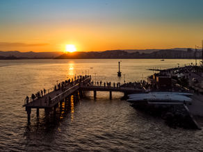 Torneio de pesca no Deck do Pescador