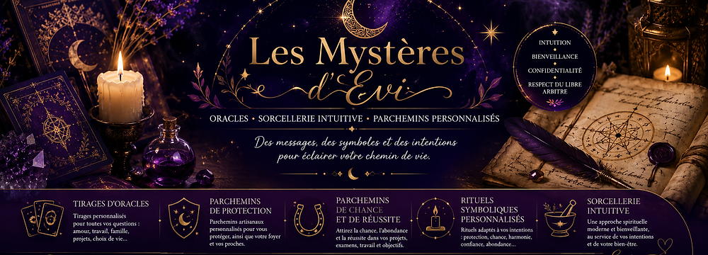 Les Mystères d'Evi : oracles, guidance spirituelle.
