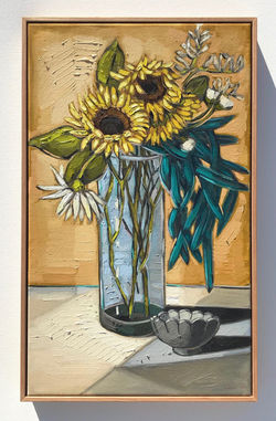 'Summer Sunflowers' 65x40cm