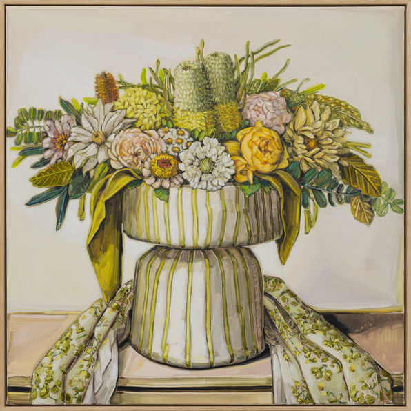 Sam Michelle Paintings art still life artist play exhibition