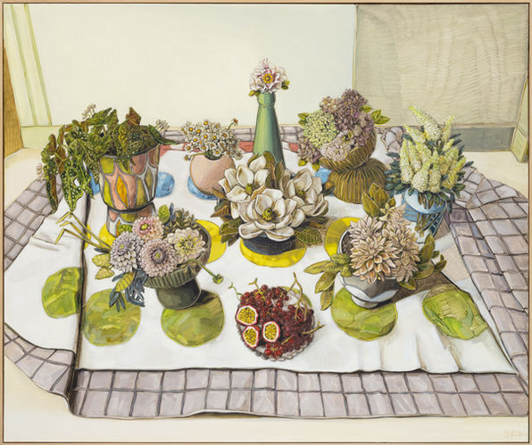 Sam Michelle Paintings art still life artist play exhibition