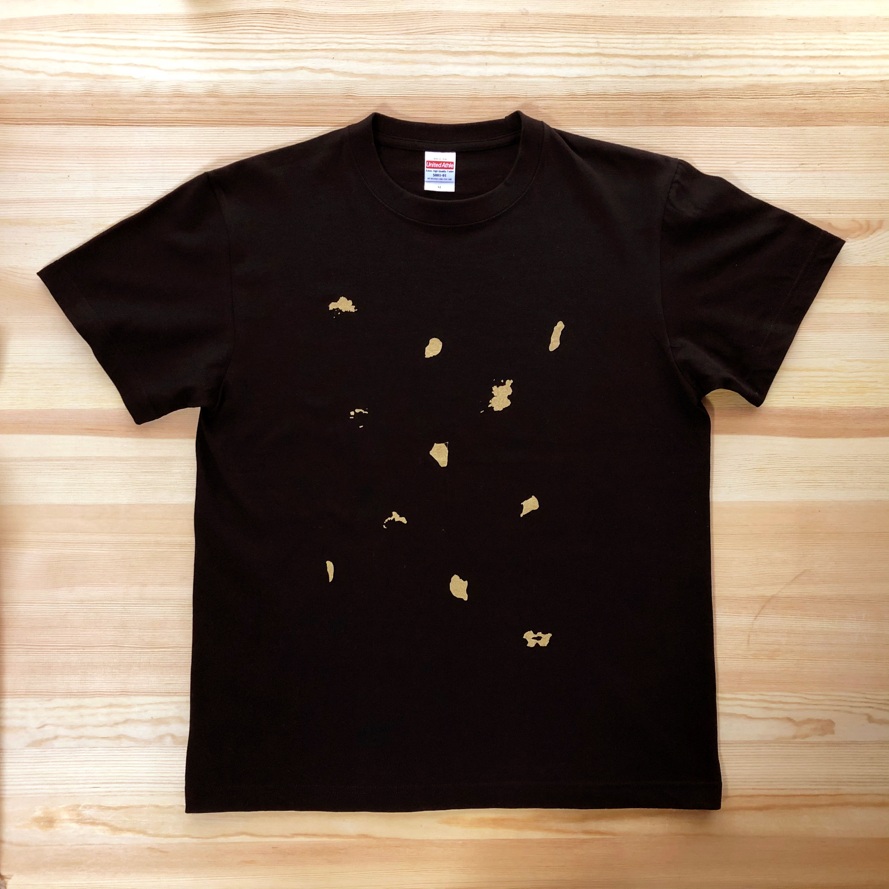 《未知の領域への航海...》Tシャツ(黒) / the voyage to the unknown territories...,T-shirt (Black)