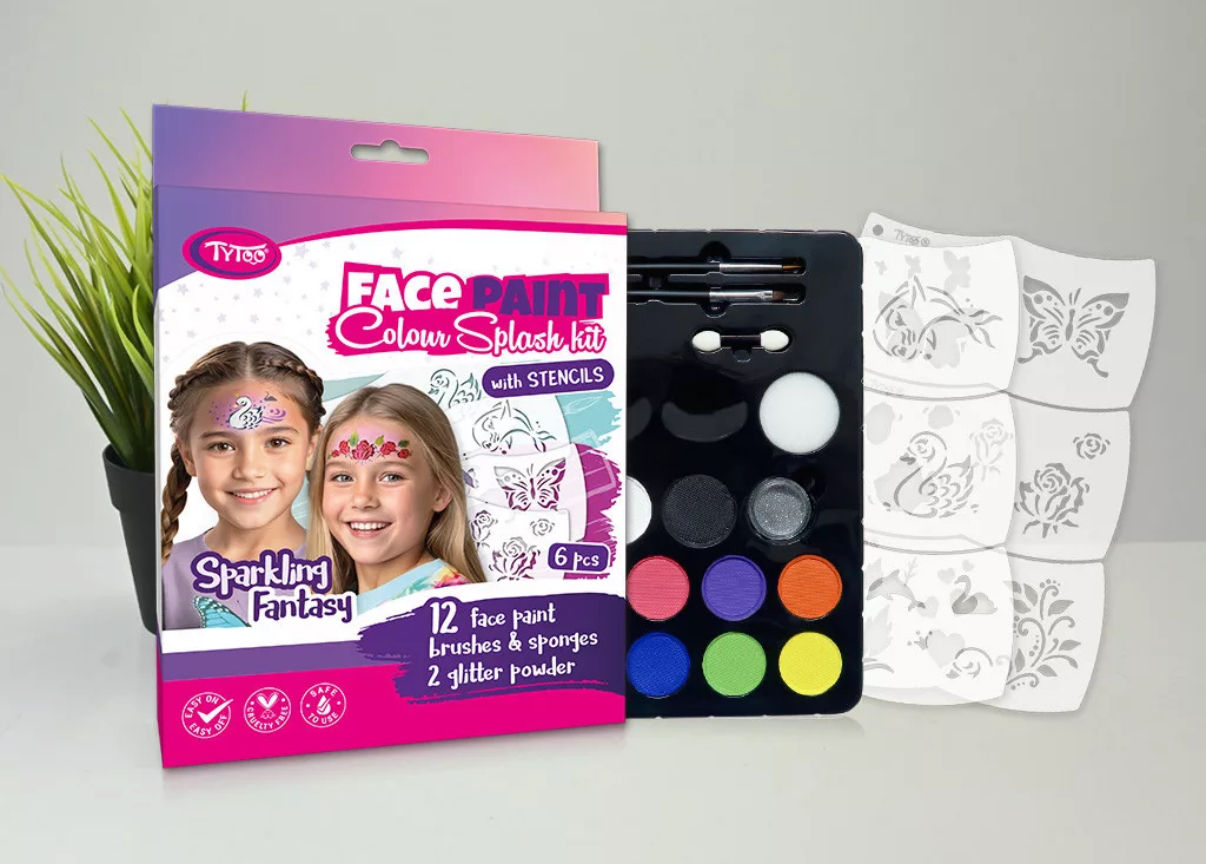 Tytoo Colour Splash - Face Paint Set - Sparkling Fantasy