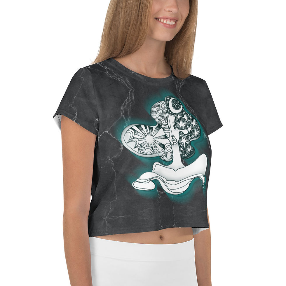 Thumbnail: Ostara Marble Crop Tee