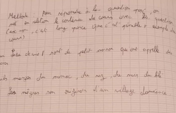 J, droitier, première séance