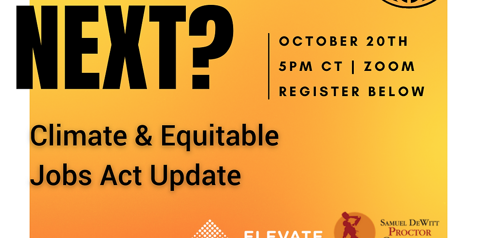 What's Next: Climate & Equitable Jobs Act Update