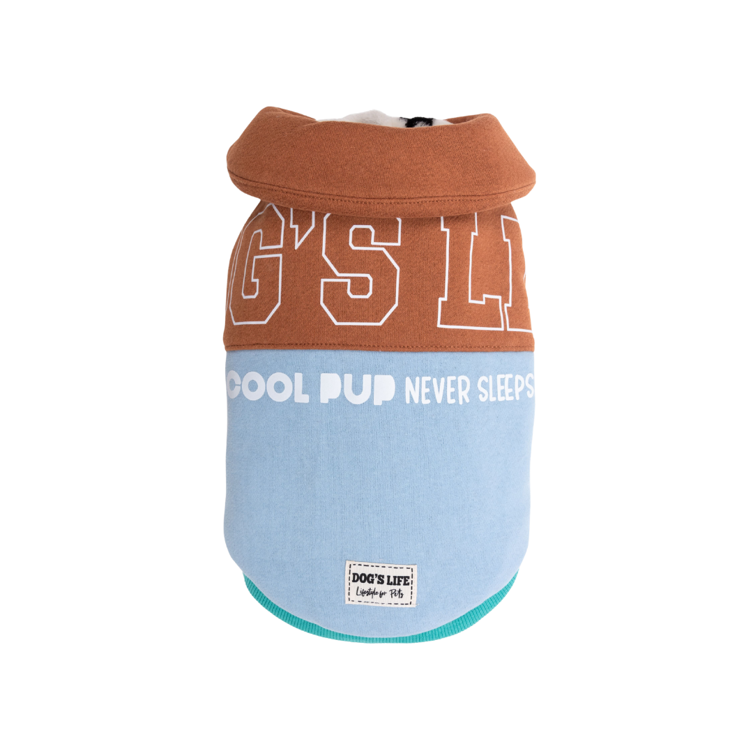 Dogs Life Cool Pup Never Sleeps Cape Brown