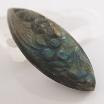 Labradorite Carved Flower Cabochon