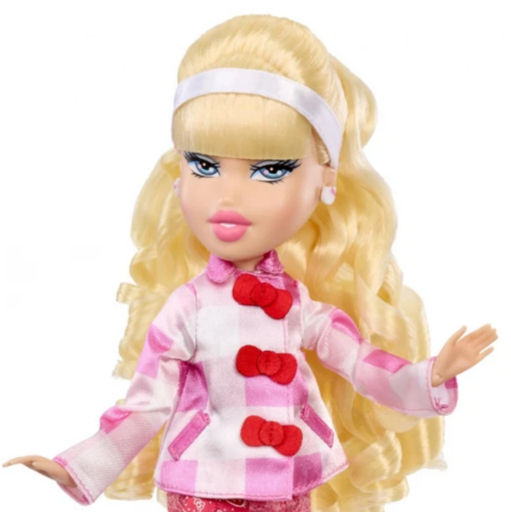 Stock Image of Hello Kitty Cloe with her Beehive Hairdo Up