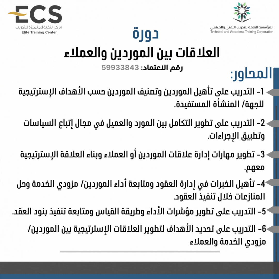 دورة مهارات التفاوض الفعال بجدة Elite Training Cen