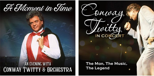 TIME LIFE to Release Two Conway Twitty Live Albums: “A Moment In Time – An Evening With Conway Twitty and Orchestra” and “Conway Twitty in Concert – The Man, The Music, The Legend”